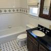 Primary bathroom with shower/tub combo